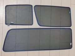 【希少】ミニクラブマン（R55）用 メッシュサンシェード 後部座席左右3枚セット 希少】ミニクラブマン（R55）用 メッシュサンシェード 後部座席左右3枚