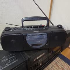 ジャンク SONY AM/FM ラジオカセ - メルカリ
