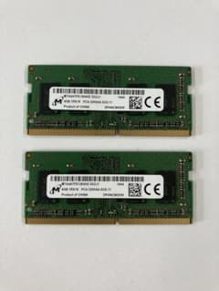 Micron 4GB DDR4 SO-DIMM ノートPC用メモリ 2枚セット - メルカリ