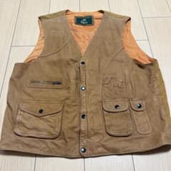 90s ORVIS フィッシングベスト レザー ブラウンのサムネイル