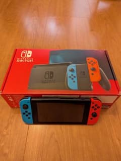 Nintendo Switch 赤/青　本体　ジャンク品のサムネイル