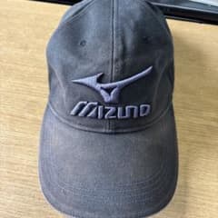MIZUNO キャップ ブラック 刺繍ロゴ スポーツ 帽子のサムネイル