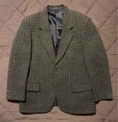 期間限定値下げ中　90's HARRIS TWEED チェックジャケットのサムネイル