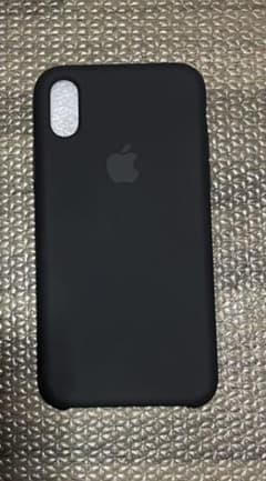 iPhone x純正 シリコンケース ブラックのサムネイル
