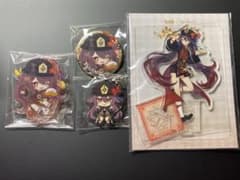 原神 スイーツパラダイス胡桃 アクリルスタンド 缶バッジ キーホルダーまとめ売りのサムネイル