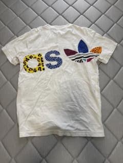 adidas グラフィック Tシャツ Ｌホワイトのサムネイル