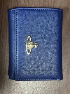 Vivienne Westwood 三つ折り財布 青のサムネイル