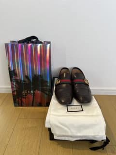 GUCCI ダブルG ローファー ダークブラウンのサムネイル