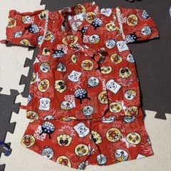 アンパンマン ベビー甚平 95cm レッドのサムネイル