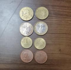 欧州 ユーロ硬貨 8枚セット コレクションのサムネイル