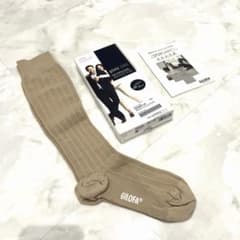 GILOFA 2000 メッシュ着圧ソックス ベージュ Sサイズ - メルカリ