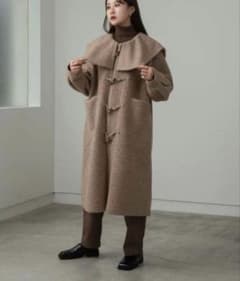 【 amiur 】big collar boa duffle coatのサムネイル