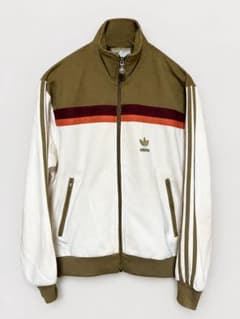 adidas トラックジャケット 表記S ブラウン マルチカラー トレフォイルのサムネイル