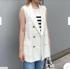 GRACE CONTINENTAL - グレースコンチネンタル　トリアセリネンショートジレ グレースコンチネンタル トリアセリネンショートジレ - メルカリ