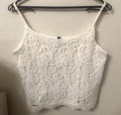 【美品】H&M レースビスチェ キャミソール ホワイトのサムネイル