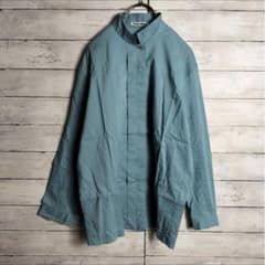 初期80's イッセイミヤケ スタンドカラーシャツ 比翼仕立て 筆タグのサムネイル
