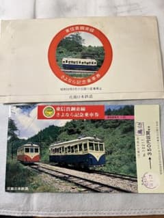 近鉄 東信貴鋼索線 さよなら記念乗車券 昭和58年 廃線記念 - メルカリ