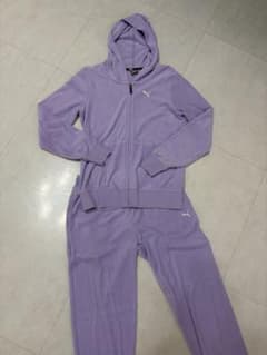 PUMA パープル　ジャージセットアップのサムネイル