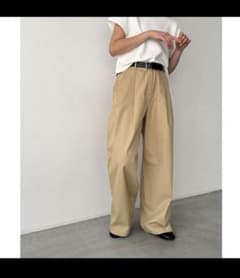 CANAL JEAN El mar コットンタックトラウザーズパンツ - メルカリ