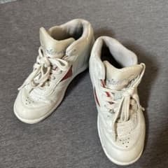 チアシューズ　ホワイトレザー ハイカットシューズのサムネイル