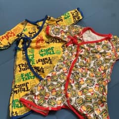 新生児　肌着　ロンパース　男の子 エフオーキッズのサムネイル