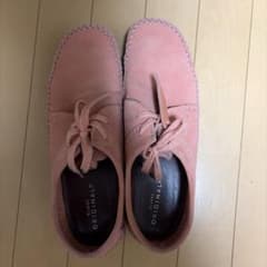 Clarks ORIGINALS ワラビー ピンク スエードのサムネイル