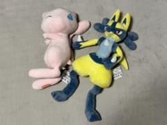 めちゃもふぐっとぬいぐるみ 黄色いルカリオ ほぴぺた ミュウ