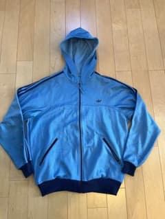 キース様専用　　　　　　　パーカー　古着　水色　adidas  ビンテージ　レアのサムネイル