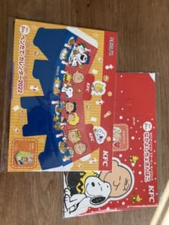 ケンタッキーおまけ　スヌーピー2枚セットのサムネイル