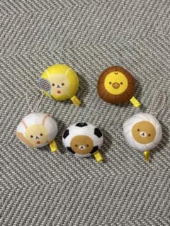 リラックマ ボールになりきりちびマスコット　ぬいぐるみ　キーホルダー