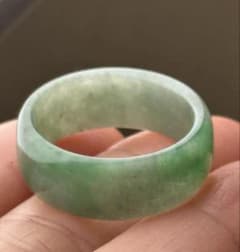 翡翠 くり抜き指輪 内径19mm 約19号【A貨 未処理】 - メルカリ