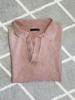 ZARA ポロシャツ ピンク Lサイズのサムネイル