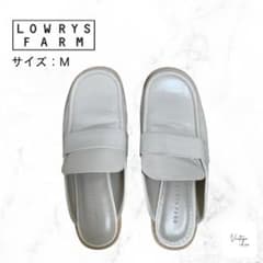 LOWRYS FARM ローリーズファーム ローファーミュール ベージュM