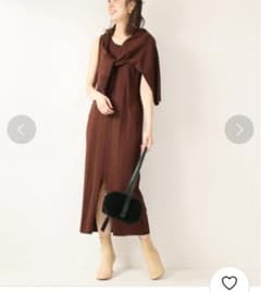 Spick & Span ハイブリットレーヨンノースリワンピースのサムネイル