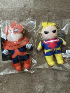 Me%】ヒロアカ ぬいぐるみ キーホルダー オールマイト・エンデヴァー