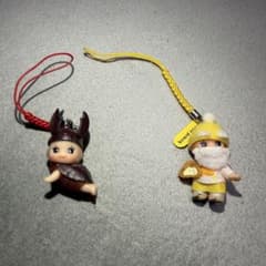 4点セット　ビアードパパ コスチュームキューピー ストラップ 2点セット】キューピー ビアードパパ クワガタ 昆虫シリーズ