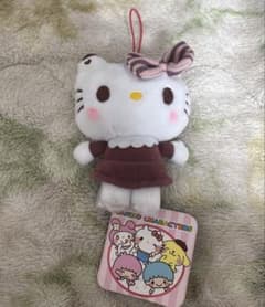 非売品・タグ付き ハローキティ ゆるかわ ショコラカラー マスコット セガのサムネイル