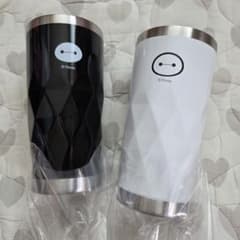 신품 미사용 디즈니 베이 맥스 스테인리스 머그병 텀블러 2 개 세트