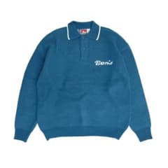 Ben's ロイヤルブルー ポロシャツニットのサムネイル
