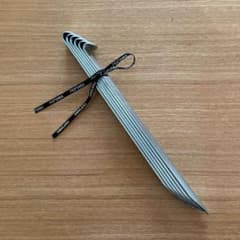 未使用品】ノルディスク スチール製 Vペグ 6本セット - メルカリ