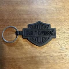 Harley-Davidson ラバーキーホルダー ブラックのサムネイル