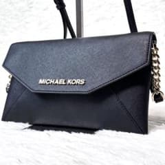 美品✨️マイケルコース ショルダーバッグ レザー ゴールド金具 黒 斜めがけのサムネイル