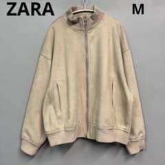 ZARA trf collection ジップアップジャケット ベージュ M