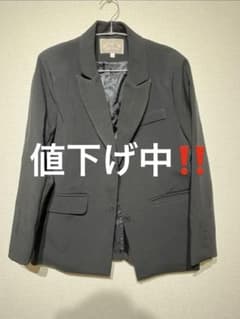 新品未使用！韓国ブランド シンプルブラックジャケット Lサイズのサムネイル