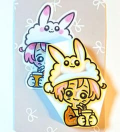 消しゴムはんこ【アニマルフードB(うさぎ①】のサムネイル