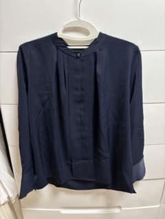 THE SUIT COMPANY ネイビー 長袖シャツ 38 綺麗めのサムネイル