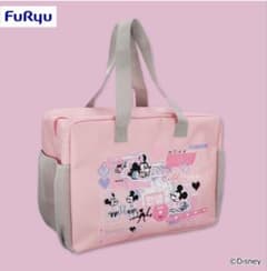 ミッキー&ミニー　ちょっもっさ　トラベルバッグ　ピンク