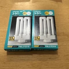 TOSHIBA 27W 蛍光灯 FML27TEX-N 2個セット - メルカリ