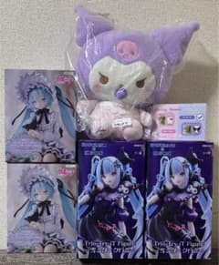 初音ミク 雪ミク×クロミ ヴィンテージドール ベビーマスコット 時計 6点セット