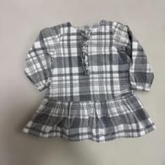 チェック柄ワンピース 90cmのサムネイル